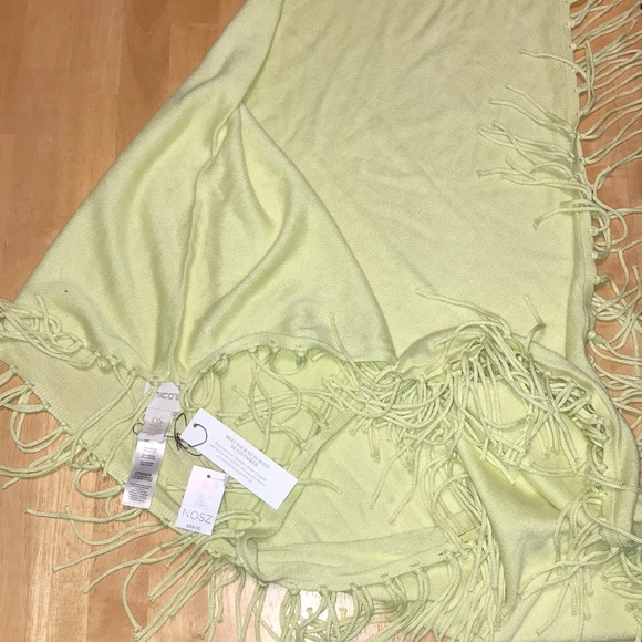 Fringe triangle wrap Chico’s citron light lime - Picture 3 of 3